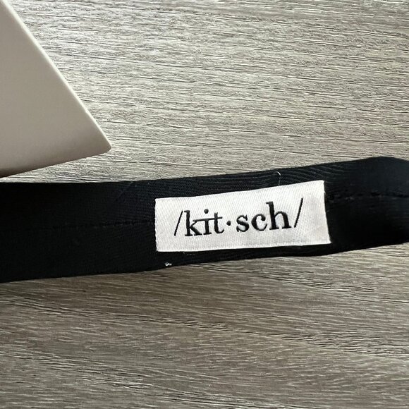 KITSCH Black Recycled Fabric Cloud Headband - Picture 3 of 3